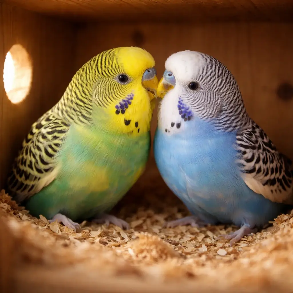 جفت گیری مرغ عشق