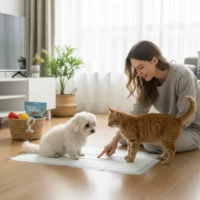 آموزش دستشویی به سگ یا گربه